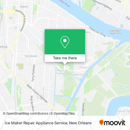 Mapa de Ice Maker Repair Appliance Service