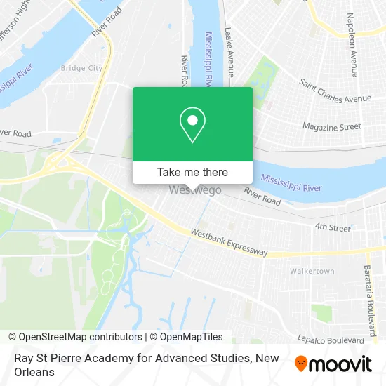 Ray St Pierre Academy for Advanced Studies map