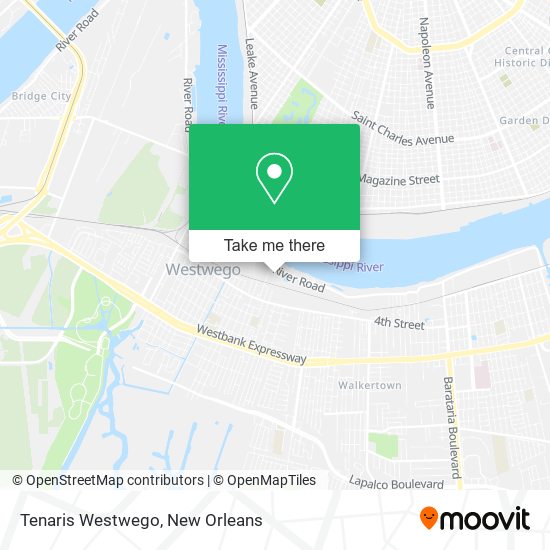 Tenaris Westwego map