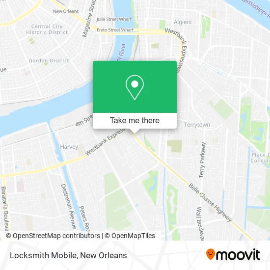 Locksmith Mobile map