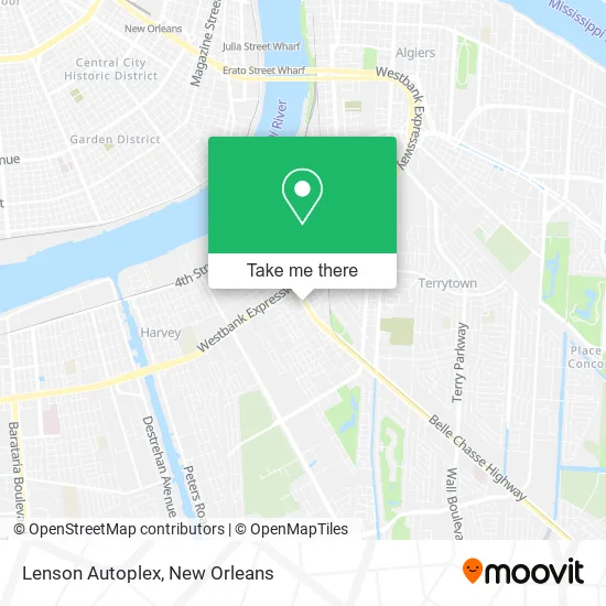 Lenson Autoplex map