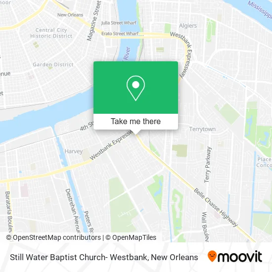 Mapa de Still Water Baptist Church- Westbank