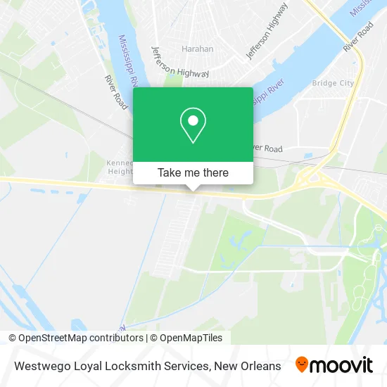 Mapa de Westwego Loyal Locksmith Services