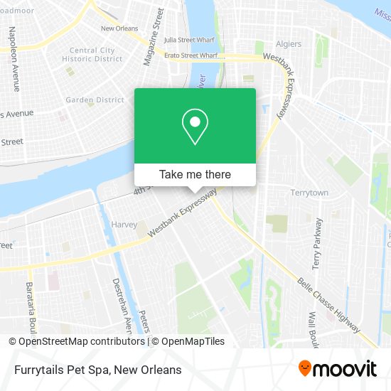 Furrytails Pet Spa map