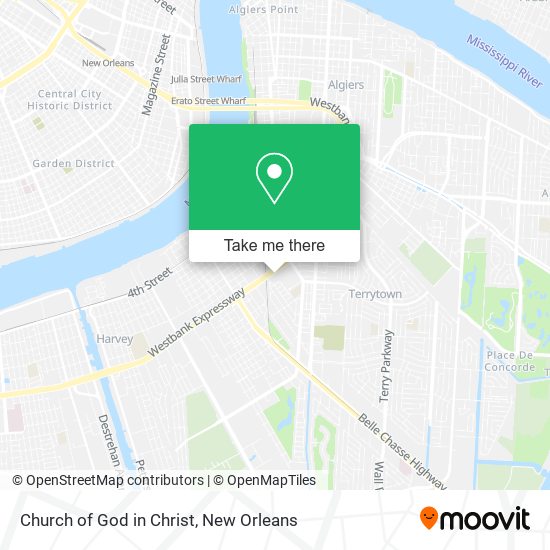Church of God in Christ map
