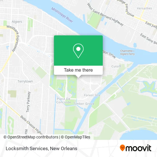 Locksmith Services map