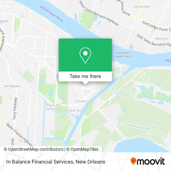 In Balance Financial Services map