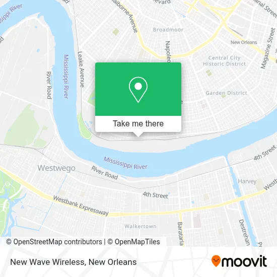 New Wave Wireless map