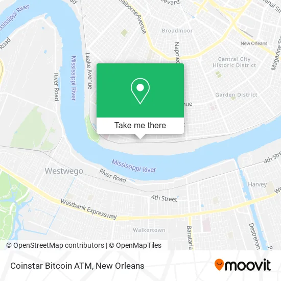 Coinstar Bitcoin ATM map