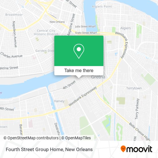 Fourth Street Group Home map