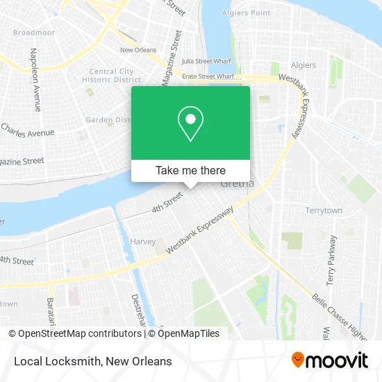 Local Locksmith map
