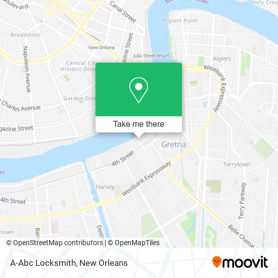 A-Abc Locksmith map