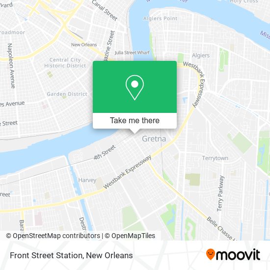 Mapa de Front Street Station