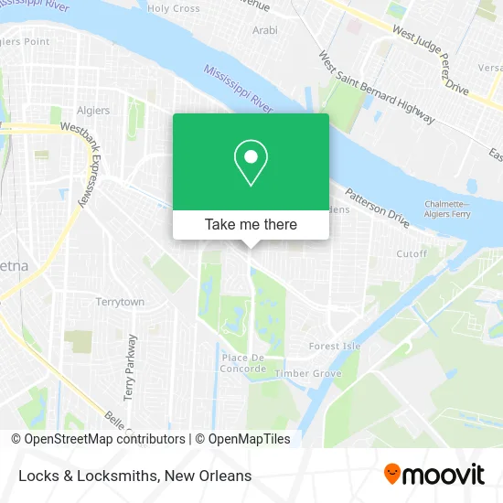 Locks & Locksmiths map