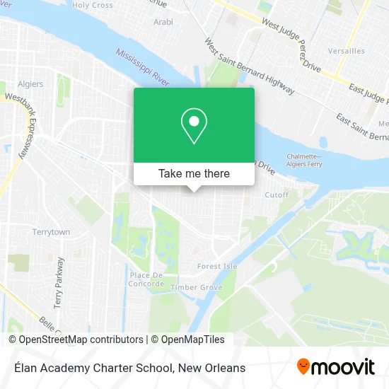 Élan Academy Charter School map