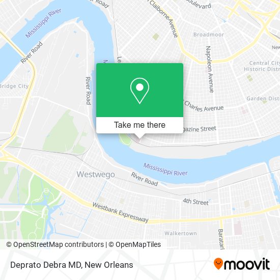 Deprato Debra MD map