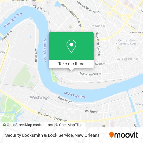 Security Locksmith & Lock Service map