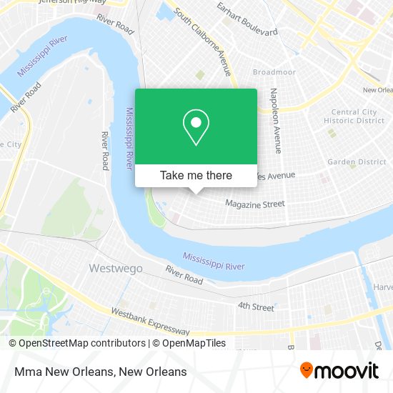 Mma New Orleans map