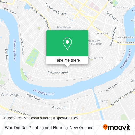 Mapa de Who Did Dat Painting and Flooring