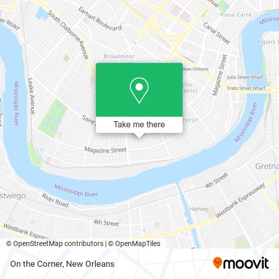 Mapa de On the Corner