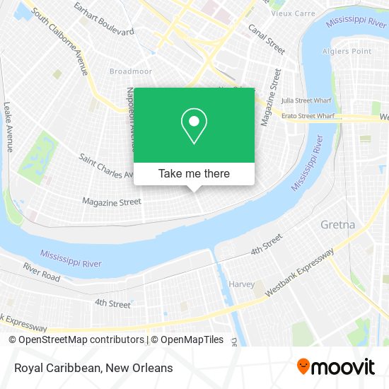 Royal Caribbean map
