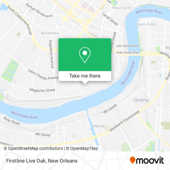 Mapa de Firstline Live Oak