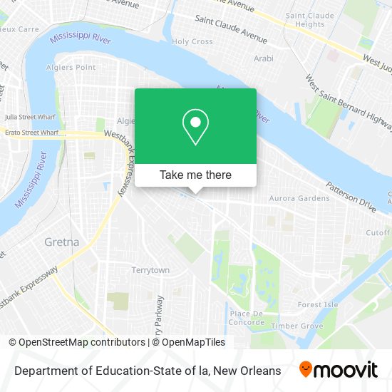 Department of Education-State of la map