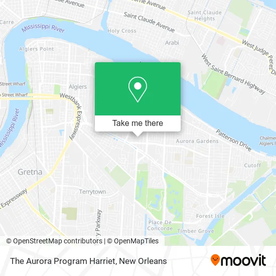 The Aurora Program Harriet map