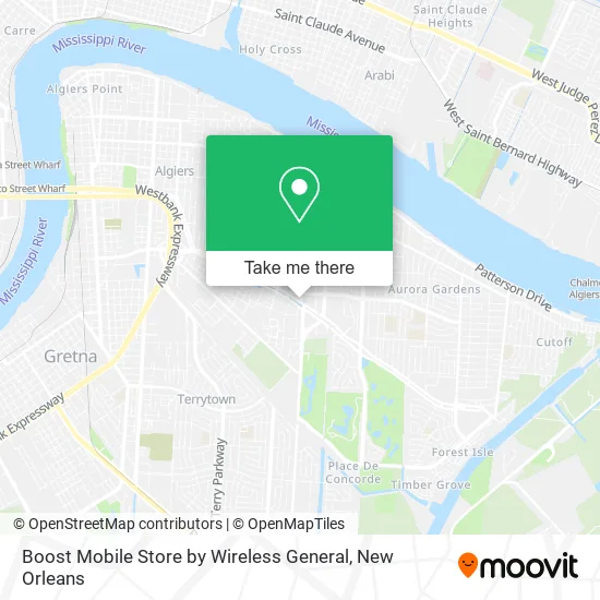 Boost Mobile Store by Wireless General map