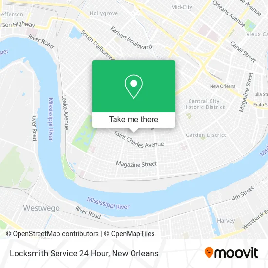 Locksmith Service 24 Hour map