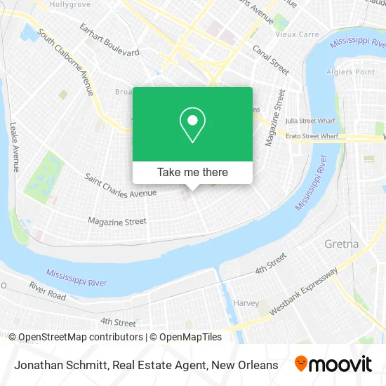Mapa de Jonathan Schmitt, Real Estate Agent