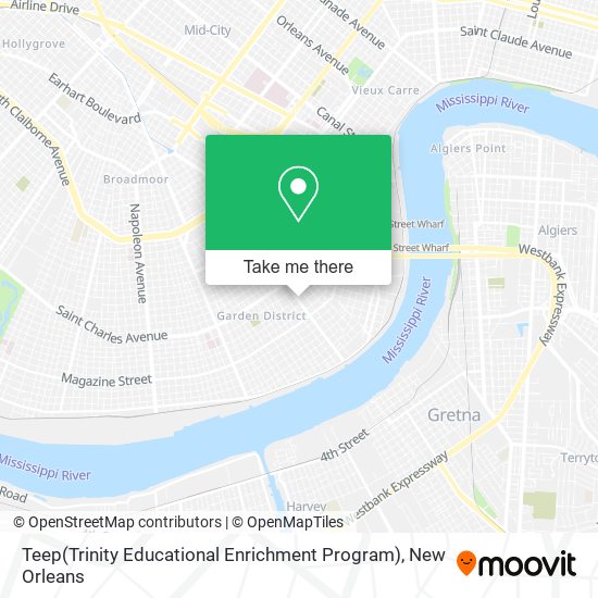 Mapa de Teep(Trinity Educational Enrichment Program)