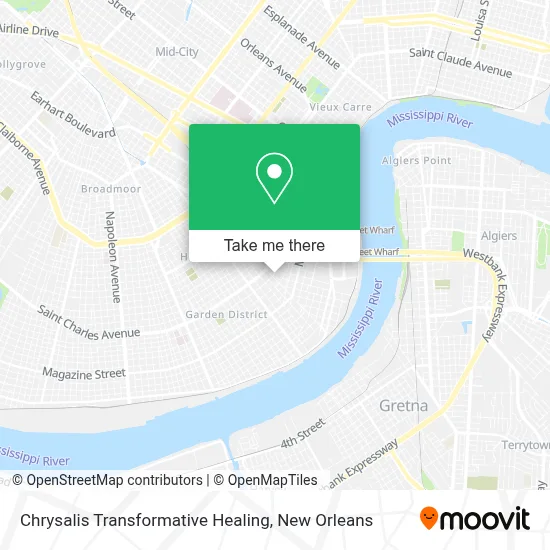 Chrysalis Transformative Healing map