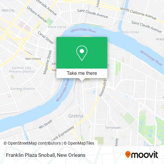 Franklin Plaza Snoball map