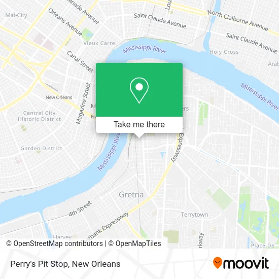 Perry's Pit Stop map