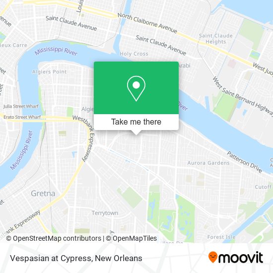 Vespasian at Cypress map