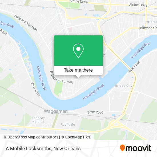 A Mobile Locksmiths map