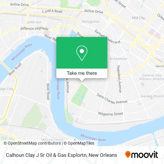 Mapa de Calhoun Clay J Sr Oil & Gas Explortn