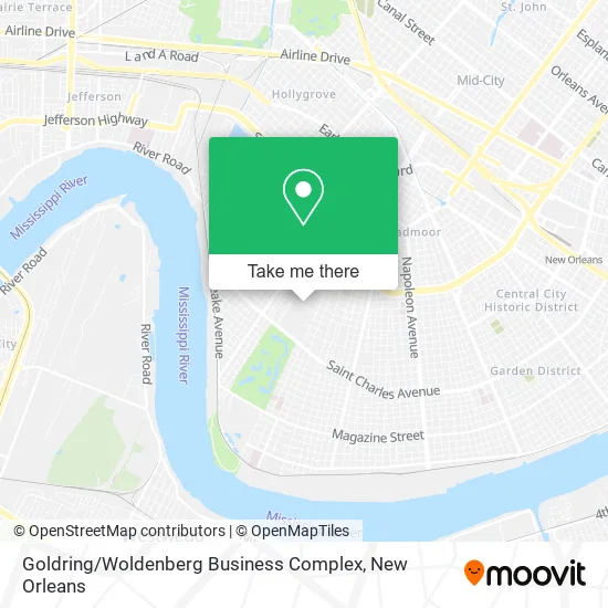 Goldring / Woldenberg Business Complex map