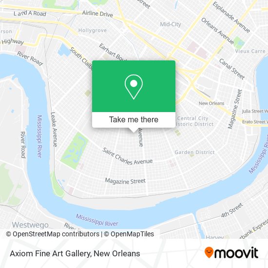 Mapa de Axiom Fine Art Gallery