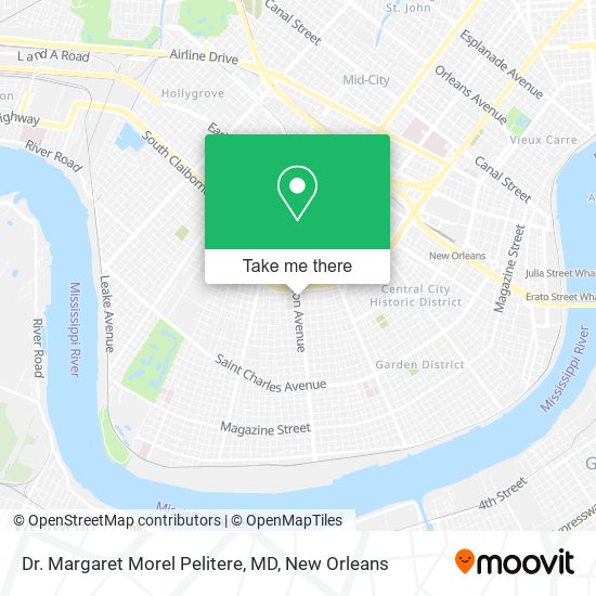 Dr. Margaret Morel Pelitere, MD map