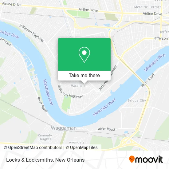 Locks & Locksmiths map