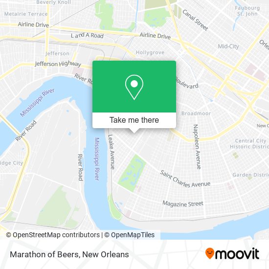 Marathon of Beers map