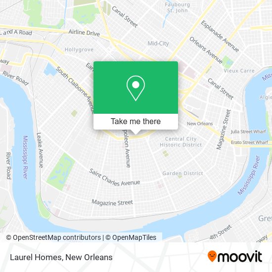 Mapa de Laurel Homes
