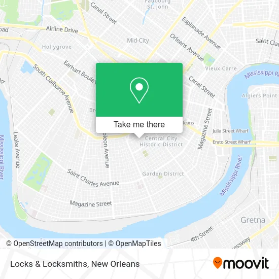 Locks & Locksmiths map