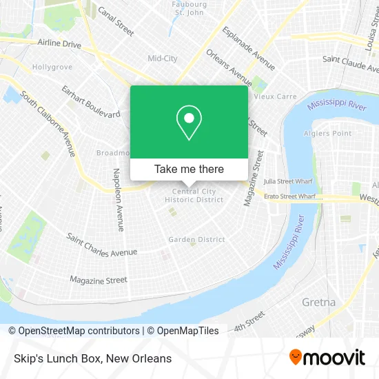 Skip's Lunch Box map