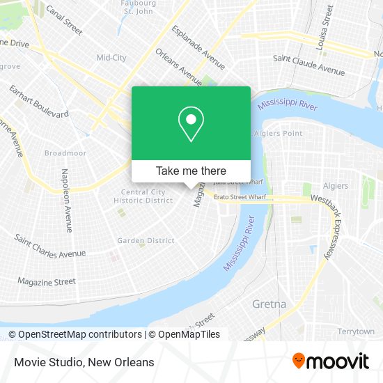 Mapa de Movie Studio