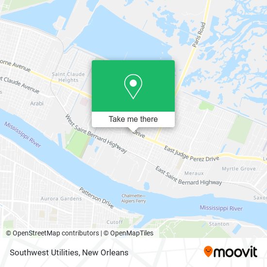 Mapa de Southwest Utilities