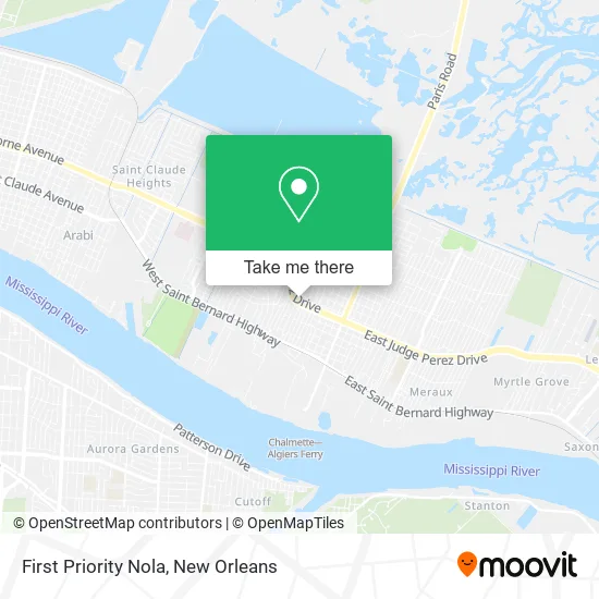 First Priority Nola map
