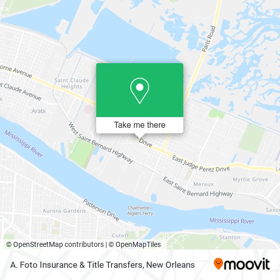 Mapa de A. Foto Insurance & Title Transfers